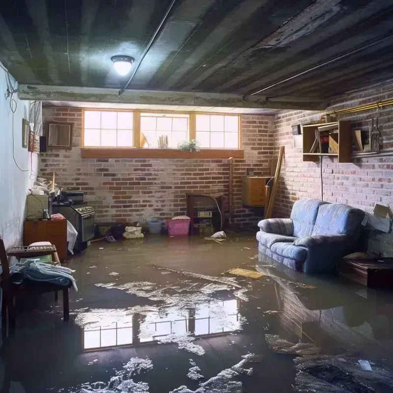 Flooded Basement Cleanup in Central City, PA